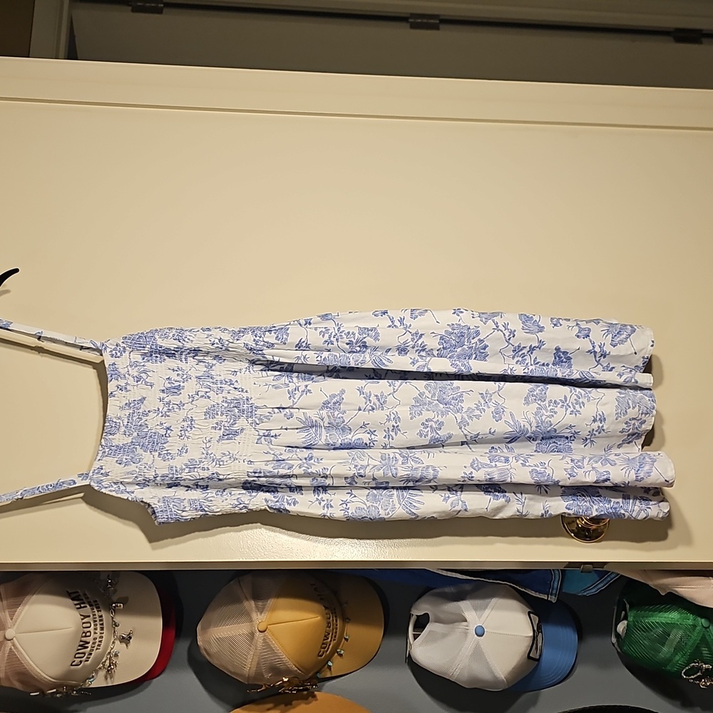 Universal Thread Blue Spaghetti Strap Sundress - image 1